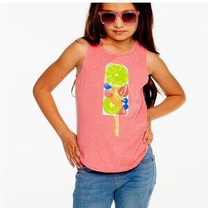 NWOT- CHASER girls pink popsicle tank top